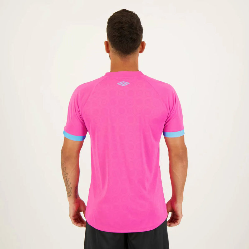 Camisa Grêmio Outubro Rosa 23/24 - Umbro Masculina Rosa