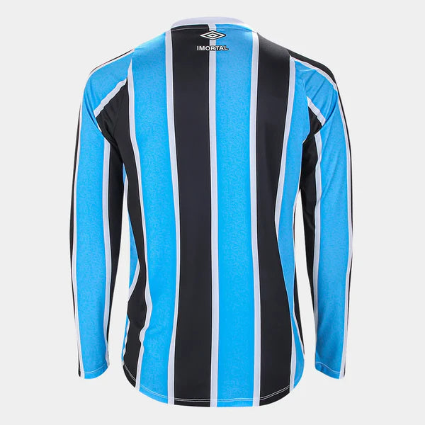 Camisa Grêmio I Manga Longa 24/25 - Umbro Masculina Tricolor