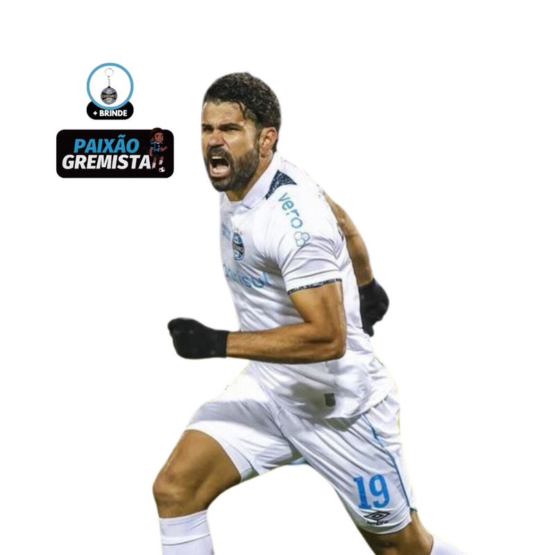 Camisa Grêmio II Diego Costa (19) 24/25 - Umbro Branca