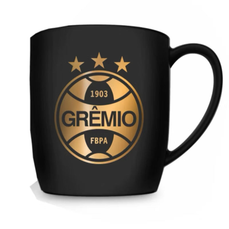 Caneca Grêmio - Preta e Dourada