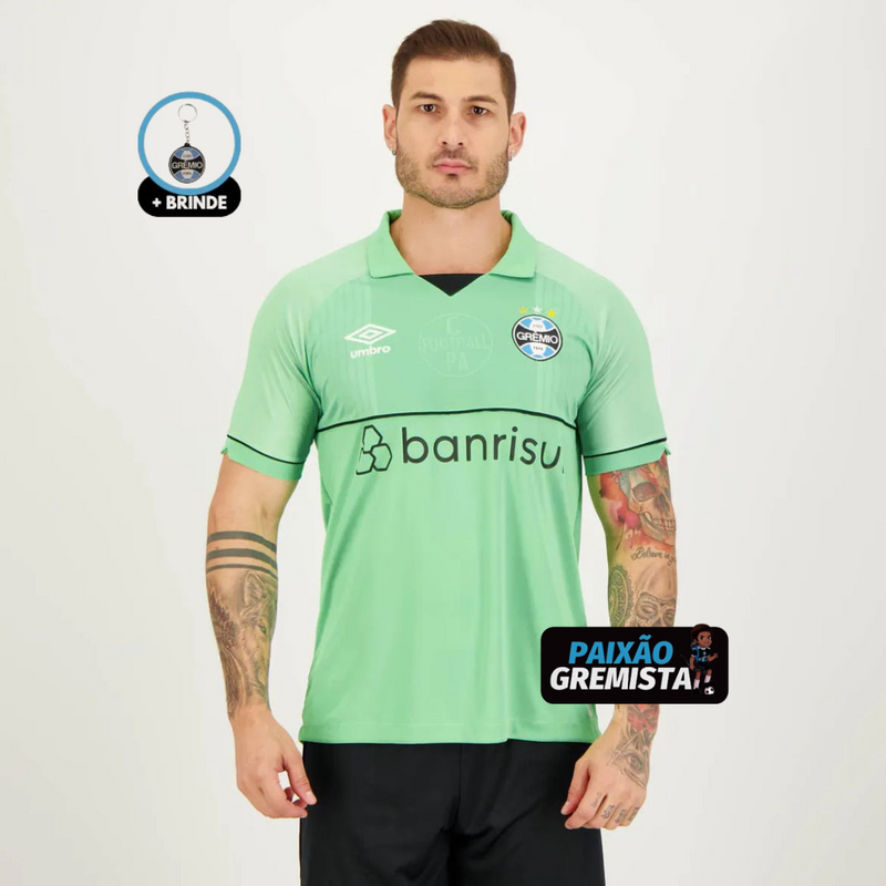 Camisa Grêmio Goleiro 23/24 - Umbro Masculina Verde