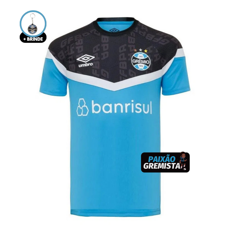 Camisa Grêmio Treino 23/24 - Umbro Masculina Azul