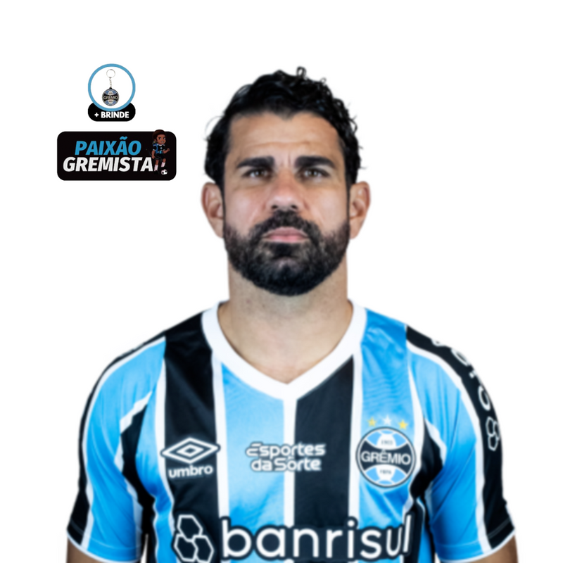 Camisa Grêmio I Diego Costa (19) 24/25 - Umbro Tricolor