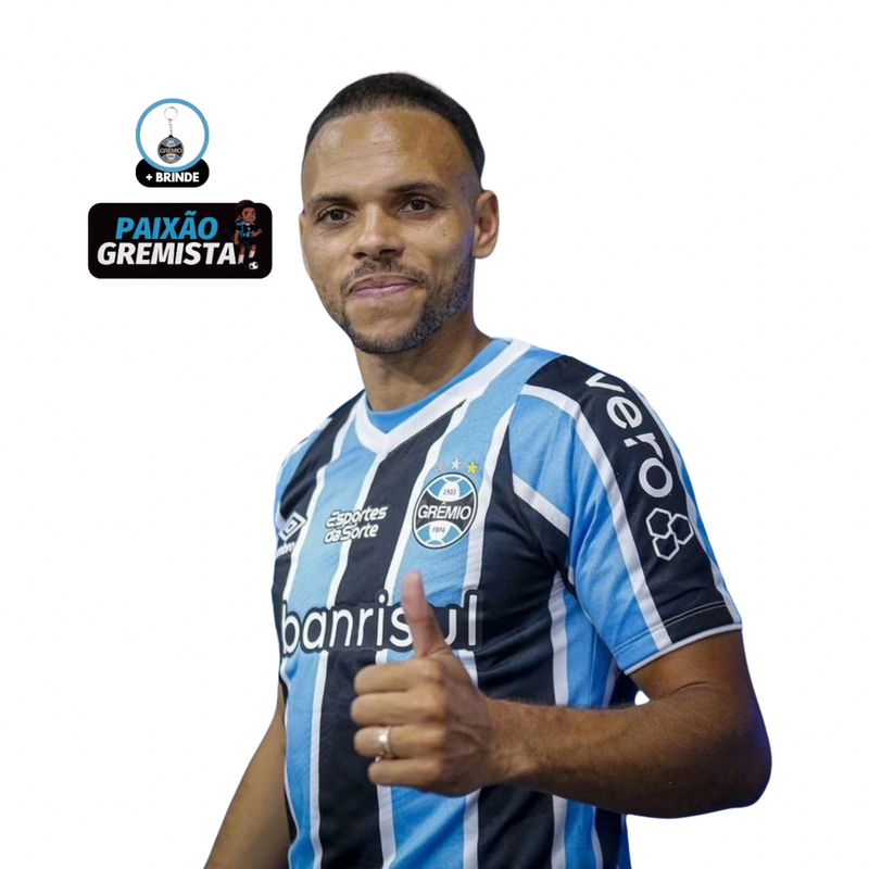 Camisa Grêmio I Braithwaite (22) 24/25 - Umbro Tricolor