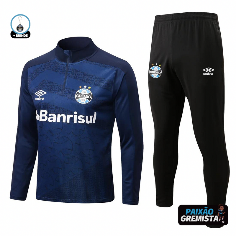 Conjunto Grêmio Treino 23/24 - Umbro Azul